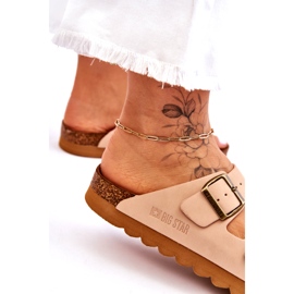 Pantuflas Clásicas Mujer Big Star LL274478 Beige 1