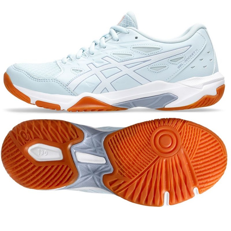Zapatillas voleibol Asics Upcourt 6 W 1072A093 020 azul 1