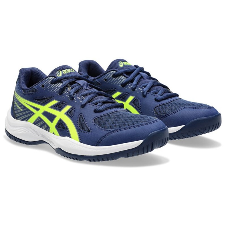 Zapatillas voleibol Asics Upcourt 6 Gs Jr 1074A045 400 azul 2 Zapatillas voleibol Asics Upcourt 6 Gs Jr 1074A045 400 azul 2