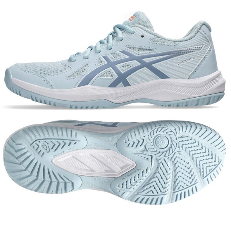 Zapatillas voleibol Asics Upcourt 6 W 1072A107 020 azul 1