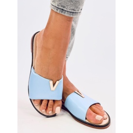 Pantuflas faciales de mujer Willow Blue azul 5