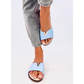 Pantuflas faciales de mujer Willow Blue azul 3