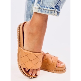 Zapatillas casa mujer Sunny Khaki beige 5