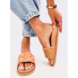 Zapatillas casa mujer Sunny Khaki beige 4