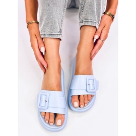 Pantuflas mujer Alana Azul 1