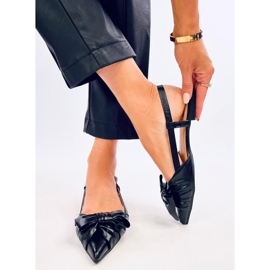 Bailarinas con tacón abierto Candy Black negro 2 Bailarinas con tacón abierto Candy Black negro 2