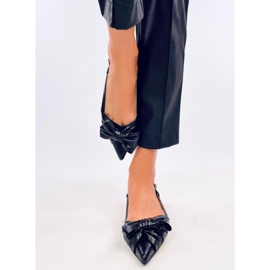 Bailarinas con tacón abierto Candy Black negro 1 Bailarinas con tacón abierto Candy Black negro 1