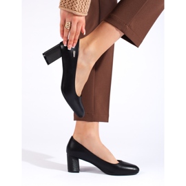 Zapatos de tacón de mujer negros de Sergio Leone 3