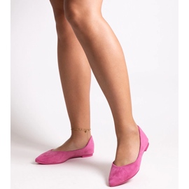 Bailarinas con puntera puntiaguda Mays rosado 1