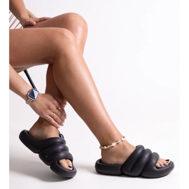 Pantuflas de espuma Haile negras negro 1 Pantuflas de espuma Haile negras negro 1