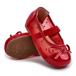 Bailarinas infantiles con lazo rojo Jellema 6