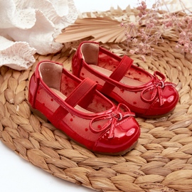Bailarinas infantiles con lazo rojo Jellema 4