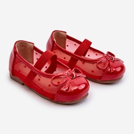 Bailarinas infantiles con lazo rojo Jellema 2