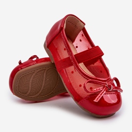 Bailarinas infantiles con lazo rojo Jellema 3