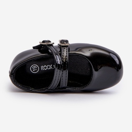 Bailarinas infantiles con tiras en charol, Negro Margenis 2 Bailarinas infantiles con tiras en charol, Negro Margenis 2