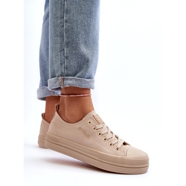 News Zapatillas Mujer De Tela Beige Staneva 6