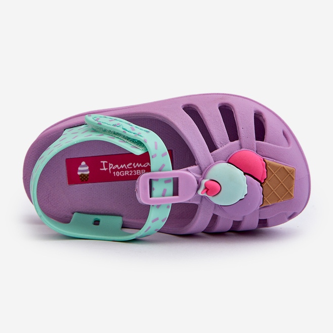 Sandalias Infantiles Con Velcro 83486 Ipanema Summer Xiii Baby Morado púrpura 2