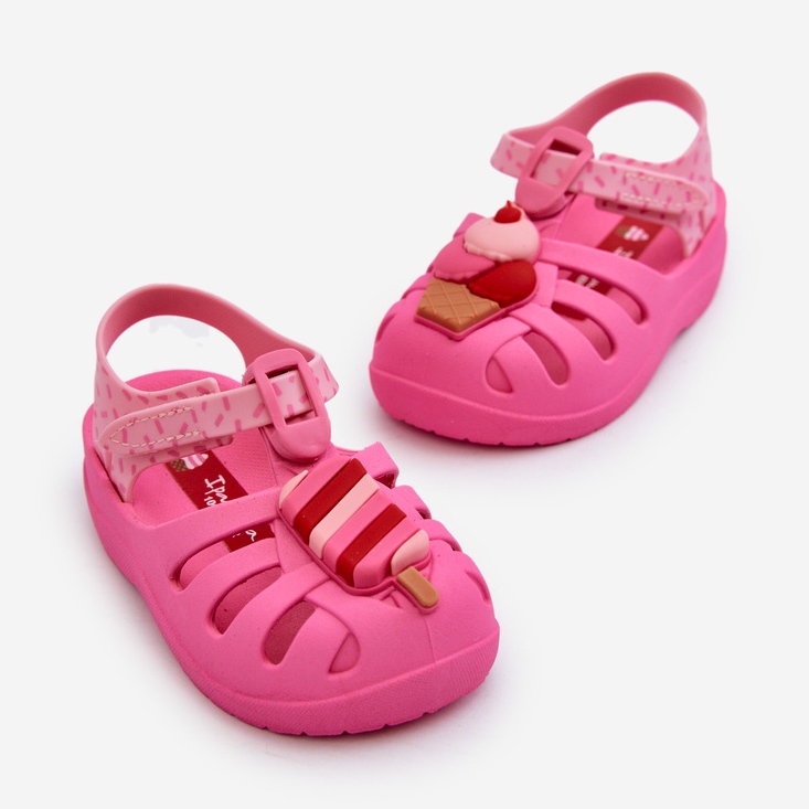 Sandalias Infantiles Velcro 83486 Ipanema Summer Xiii Baby Rosa 2