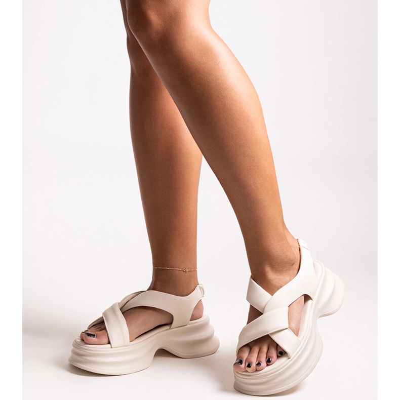Sandalias piel beige GOE NN2N4105 1