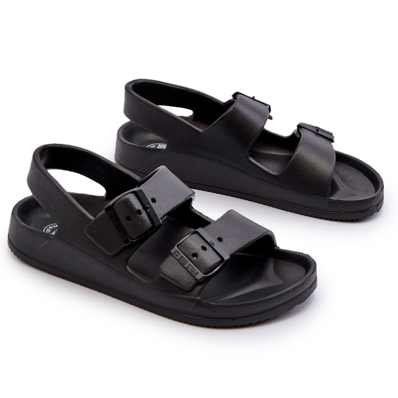 Chanclas Ligeras Infantiles Con Hebillas Big Star NN374541 Negro 4