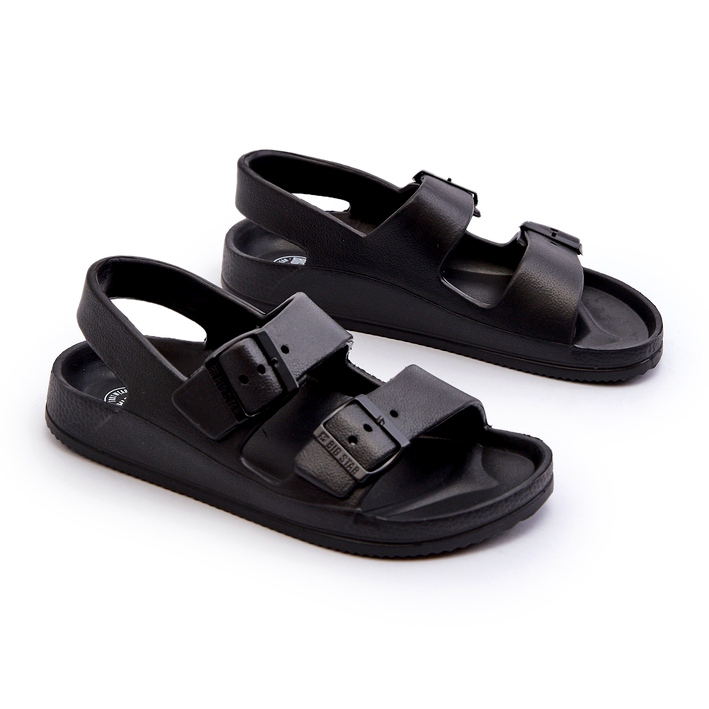 Chanclas Ligeras Infantiles Con Hebillas Big Star NN374541 Negro 3