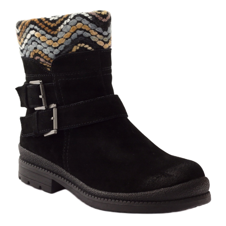 Trabajadores con aislamiento de cuero Filippo 392 negro 1