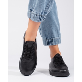 Seastar Zapatos negros con cordones para mujer. 3