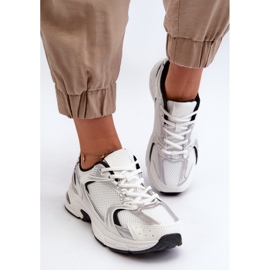 Zapatillas Deportivas Mujer Zapatillas Blancas y Negras Leranea blanco 4