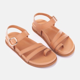Marco Shoes sandalias morgano beige 4