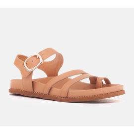 Marco Shoes sandalias morgano beige 2