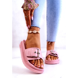 Zapatillas Clásicas Con Hebilla Big Star JJ274A308 Rosa 1