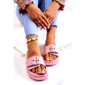 Zapatillas Clásicas Con Hebilla Big Star JJ274A308 Rosa rosado 3