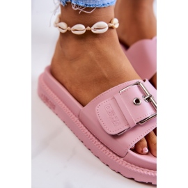 Zapatillas Clásicas Con Hebilla Big Star JJ274A308 Rosa rosado 2
