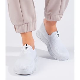 Deportivas mujer textil blancas blanco 3