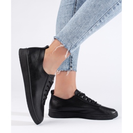 Zapatillas negras clásicas de mujer. negro 2