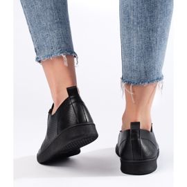 Zapatillas negras clásicas de mujer. negro 3