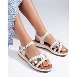 Sandalias plataforma mujer blancas blanco 1 Sandalias plataforma mujer blancas blanco 1