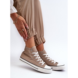 FR1 Zapatillas Altas Clásicas Mujer Beige Remos 7