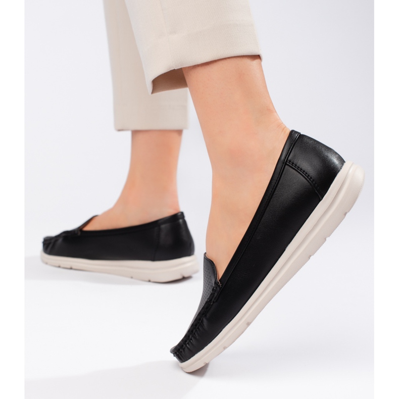 Mocasines negros de mujer 1 Mocasines negros de mujer 1