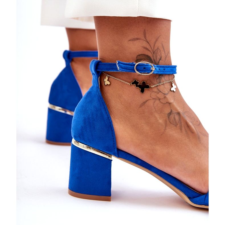 Seastar Sandalias trenzadas de ante azul Essenza 4