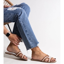 Chanclas Baya clásicas marrones beige 1 Chanclas Baya clásicas marrones beige 1