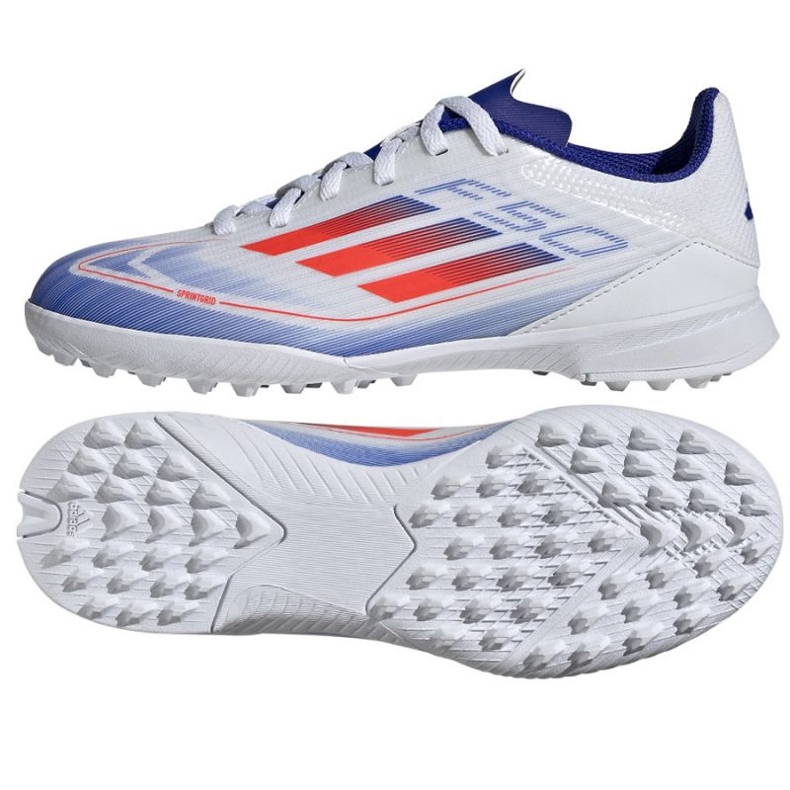 Botas de fútbol adidas F50 League Tf IF1372 blanco 1