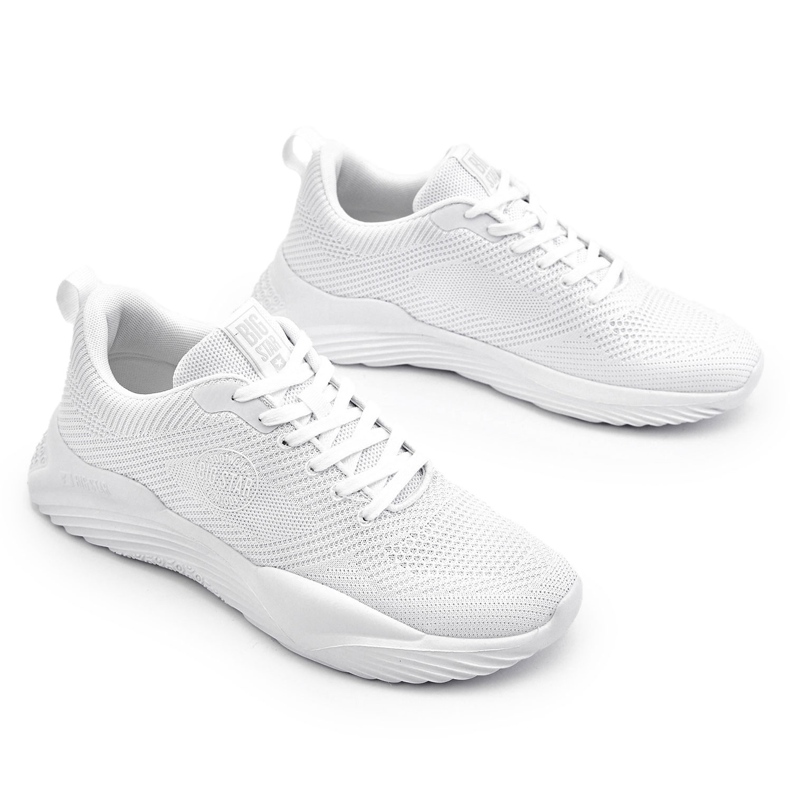 Zapatillas de deporte deportivo masculino espuma de memoria Big Star LL174247 White blanco 4