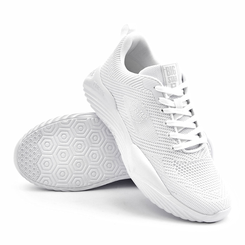 Zapatillas de deporte deportivo masculino espuma de memoria Big Star LL174247 White blanco 3