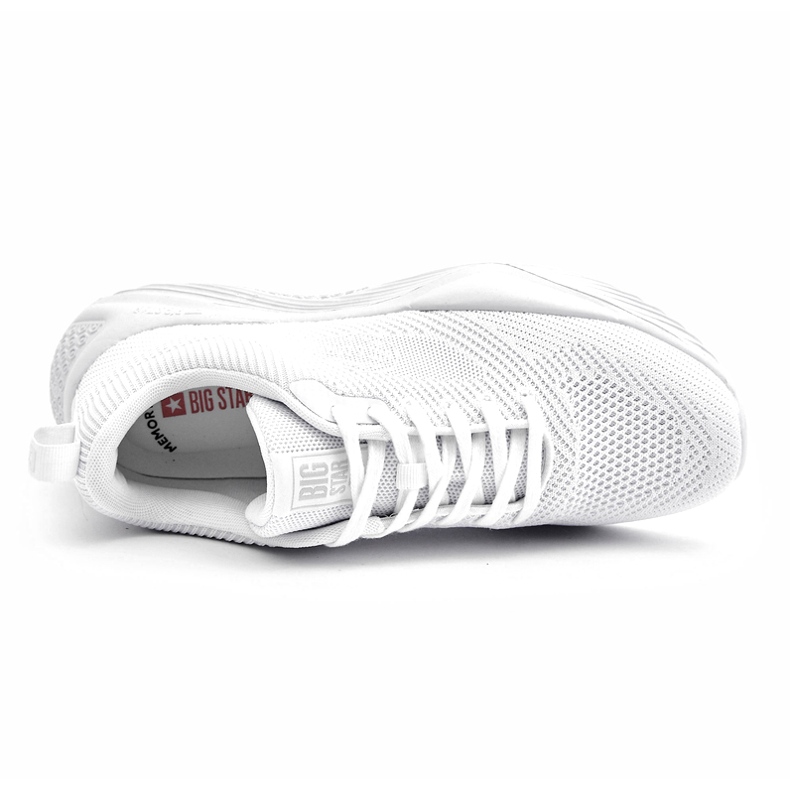 Zapatillas de deporte deportivo masculino espuma de memoria Big Star LL174247 White blanco 1
