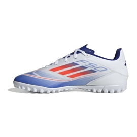 Botas de fútbol adidas F50 Club Tf IF1348 blanco 1
