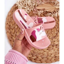 Chanclas de niña con unicornio 83474 Ipanema Urban V Slide Kids Rosa rosado 4