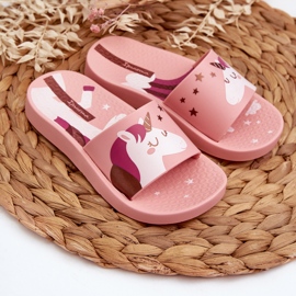 Chanclas de niña con unicornio 83474 Ipanema Urban V Slide Kids Rosa rosado 5