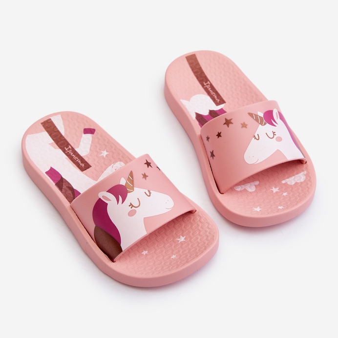 Chanclas de niña con unicornio 83474 Ipanema Urban V Slide Kids Rosa 2