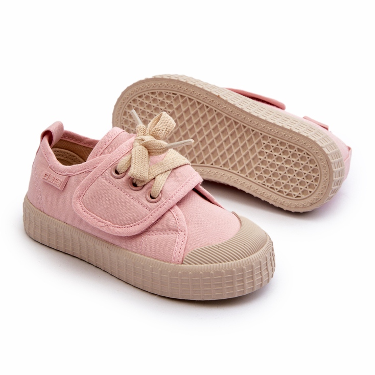 Zapatillas infantiles HI-POLY System Big Star NN374019 Rosa 2